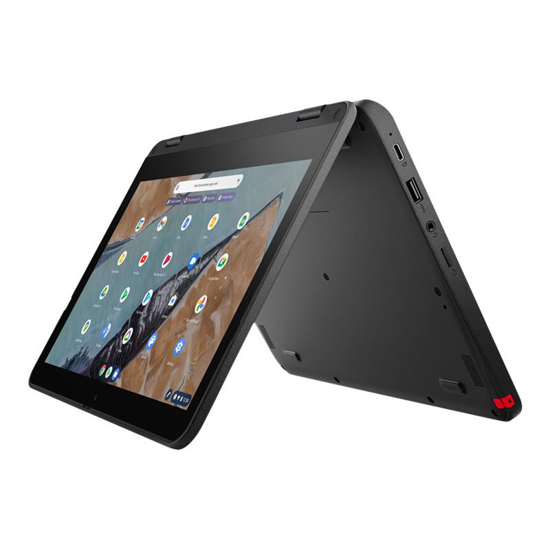 LENOVO 300e - Dual Core - RAM 4gb - 256gb SSD / Ecran 12 pouces - PC Pliable 360° (Dans carton)