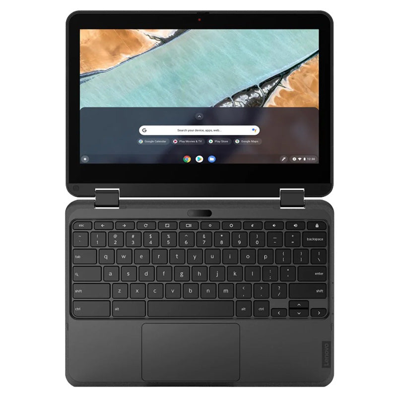 LENOVO 300e - Dual Core - RAM 4gb - 256gb SSD / Ecran 12 pouces - PC Pliable 360° (Dans carton)