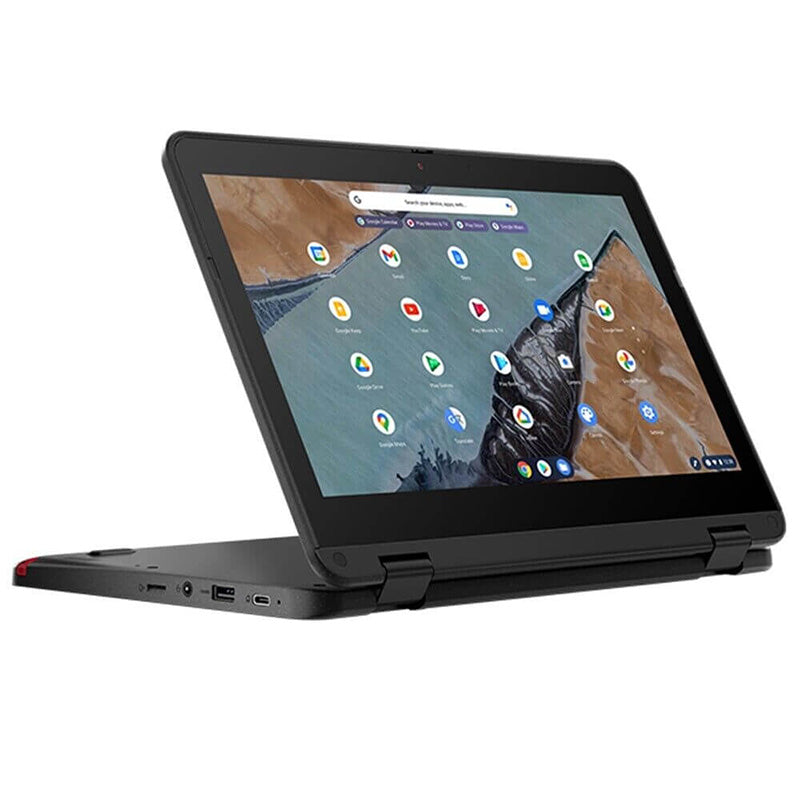LENOVO 300e - Dual Core - RAM 4gb - 256gb SSD / Ecran 12 pouces - PC Pliable 360° (Dans carton)