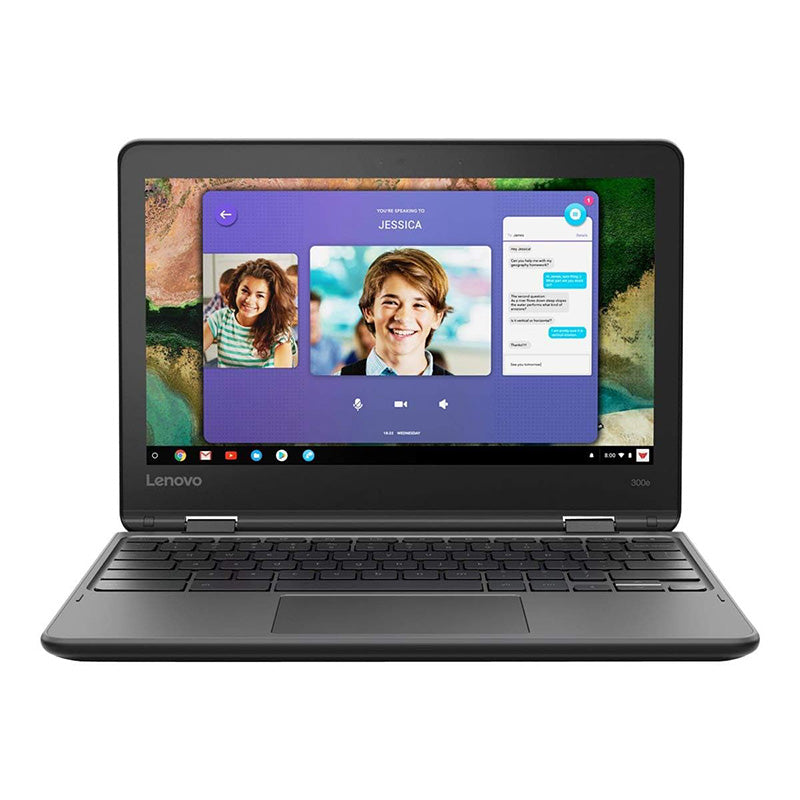 LENOVO 300e - Dual Core - RAM 4gb - 256gb SSD / Ecran 12 pouces - PC Pliable 360° (Dans carton)