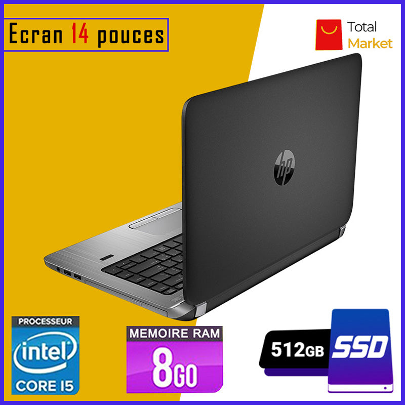 HP Probook 440 G2 - Core i5 - RAM 8gb - 512gb SSD / Ecran 14 pouces - Clavier rétro-éclairé (Dans Carton)