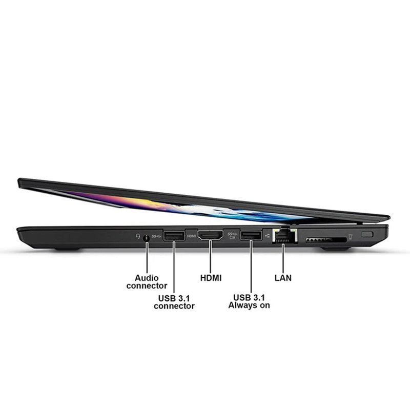 LENOVO T470 - Core i5 - RAM 8gb - 256gb SSD / Processeur 2.4 GHZ - Ecran 14 pouces (Dans Carton)