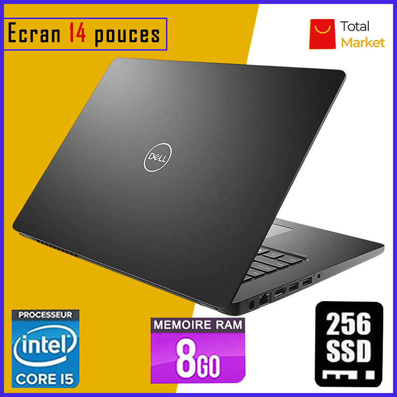 DELL 5480 - Core i5 - RAM 8gb - 256gb SSD / Processeur 2.4 GHZ - Ecran 14 pouces (Dans Carton)