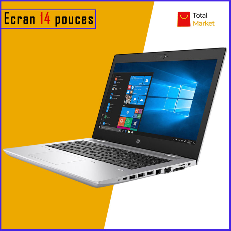 HP Probook 640 G4/G5 - Core i5 - Ram 16gb - 512gb SSD (Capable de prendre deux (02) disques dur) / Ecran 14 pouces - Processeur 2.7 GHZ - 7Úme et 8Úme Génération (Dans Carton)
