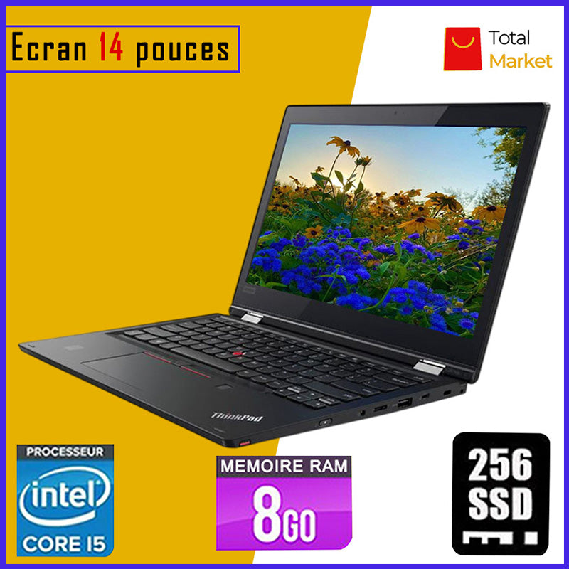 LENOVO T470 - Core i5 - RAM 8gb - 256gb SSD / Processeur 2.4 GHZ - Ecran 14 pouces (Dans Carton)