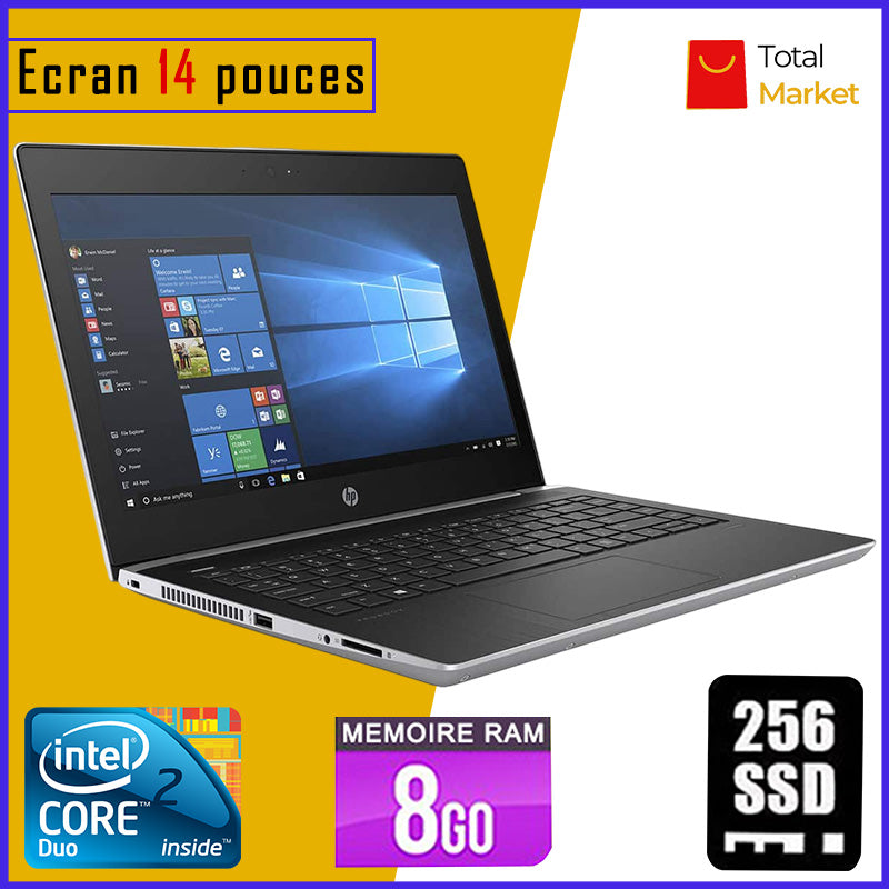 HP Probook 430 G5 - Dual Core - RAM 8gb - 256gb SSD / Ecran 14 pouces (Dans Carton)