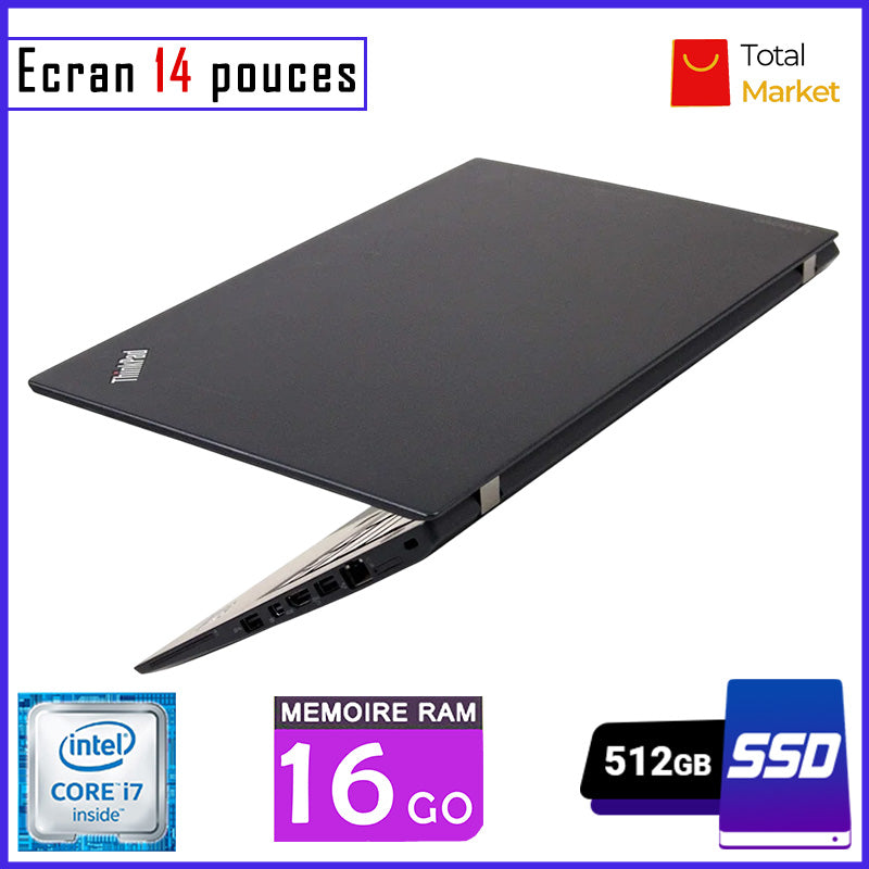 đ» Lenovo ThinkPad T460s â Core i7 | 16GB RAM | 512GB SSD | Clavier Retro Ă©clairĂ©e - Ăcran 14 pouces (Dans Carton)