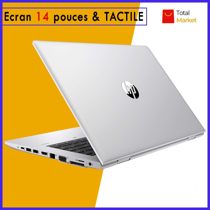 HP Probook 640 G4 - Ecran TACTILE - Core i7 - Ram 16gb - 512gb SSD (Capable de prendre deux (02) disques dur) / Ecran 14 pouces - Processeur 2.7 GHZ - 7ème et 8ème Génération (Dans Carton)