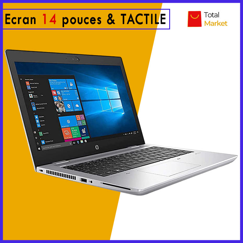 HP Probook 640 G4 - Ecran TACTILE - Core i7 - Ram 16gb - 512gb SSD (Capable de prendre deux (02) disques dur) / Ecran 14 pouces - Processeur 2.7 GHZ - 7ème et 8ème Génération (Dans Carton)