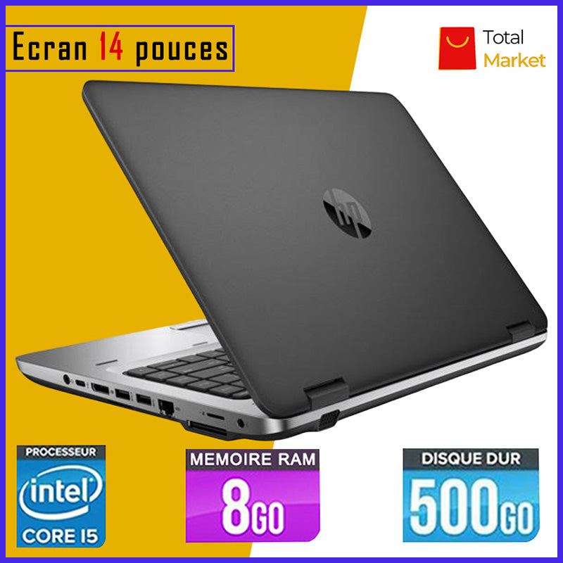 HP Probook 640 G1 - Core i5 - RAM 8gb - 500 Giga HDD  -  / Ecran 14 pouces - Processeur 2,3 GHZ (Dans Carton)