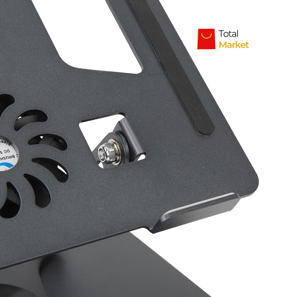 SUPPORT DE PC PLIABLE ROTATIF 360° AVEC DEUX (02) VENTILLATEUR DE REFROIDISSEMENT (PREMIUM)