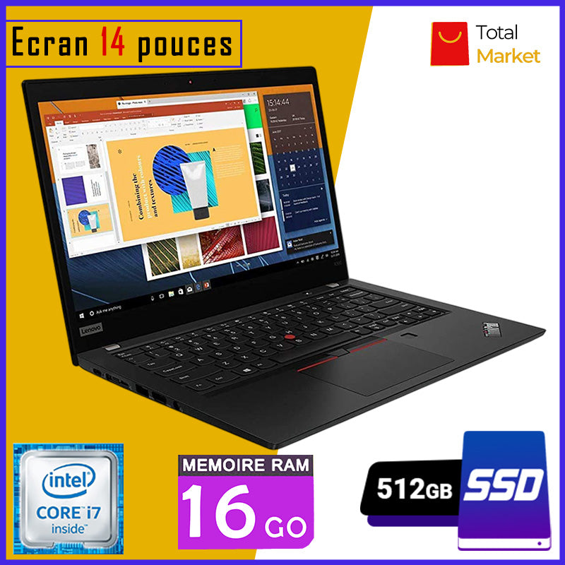 Lenovo ThinkPad X390 – Core i7 | 16GB RAM | 512GB SSD | Écran 14 pouces | 8ᵉ Génération (Dans Carton)