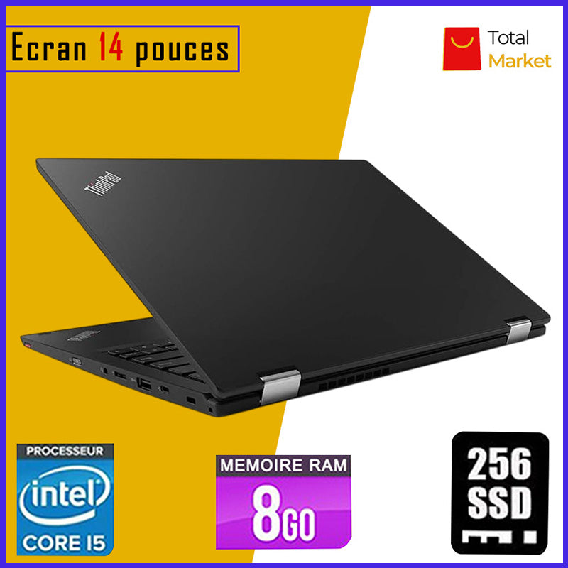 LENOVO T470 - Core i5 - RAM 8gb - 256gb SSD / Processeur 2.4 GHZ - Ecran 14 pouces (Dans Carton)
