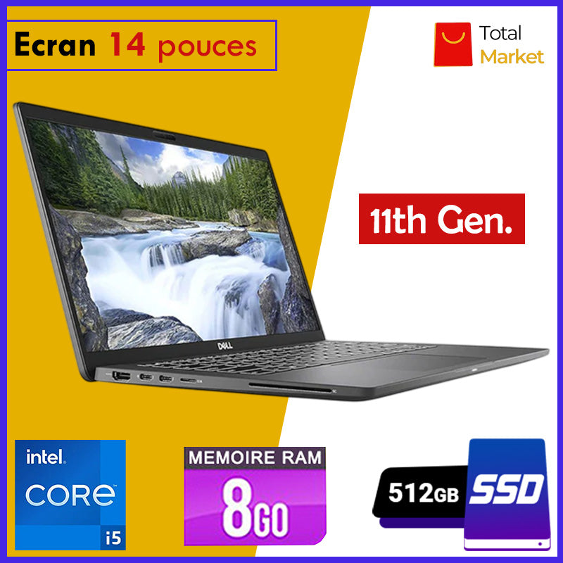 DELL LATITUDE 7420 - Core i5 - RAM 8gb - 512gb SSD / Ecran 14 pouces - 11è Génération (Dans Carton)