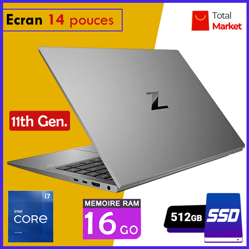 HP ZBook Firefly 14 G8 - Core i7 11ᵉ Génération | 16 Go RAM | SSD 512 Go | Écran 14 pouces