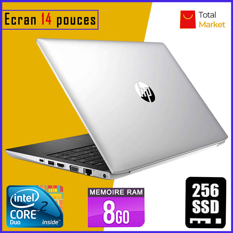 HP Probook 430 G5 - Dual Core - RAM 8gb - 256gb SSD / Ecran 14 pouces (Dans Carton)